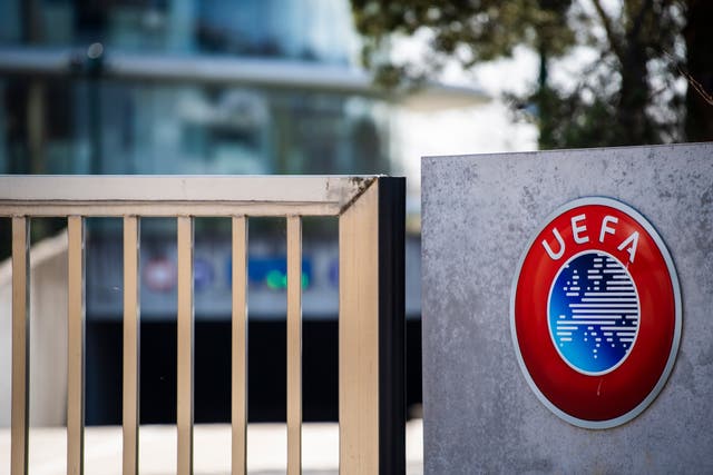 <p>Uefa has hit back at the European Super League proposal </p>